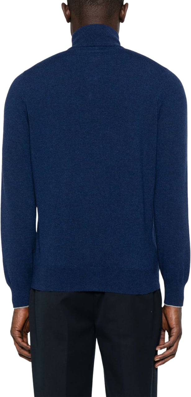 Brunello Cucinelli Sweaters Blue Blauw