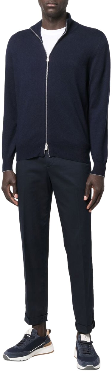 Brunello Cucinelli Sweaters Blue Blauw