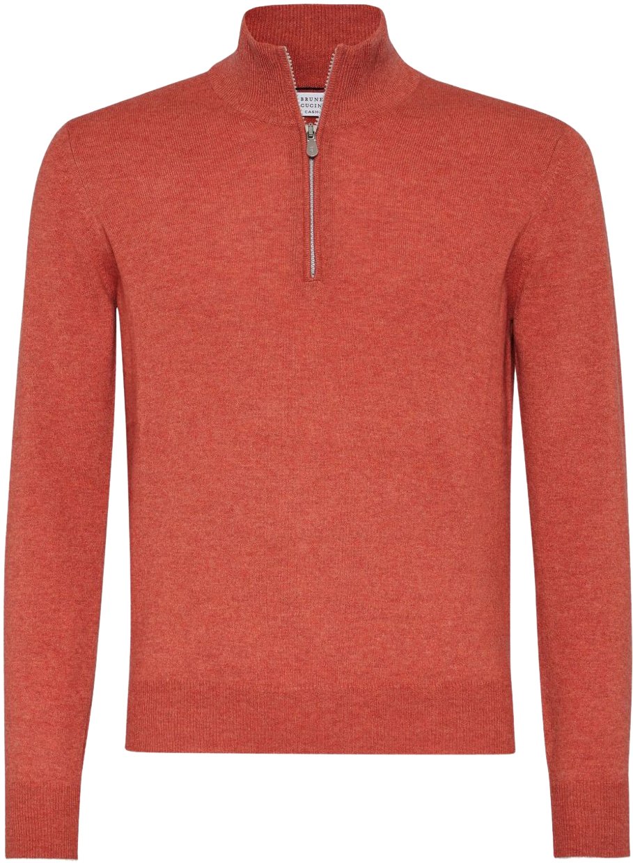 Brunello Cucinelli Sweaters Orange Oranje