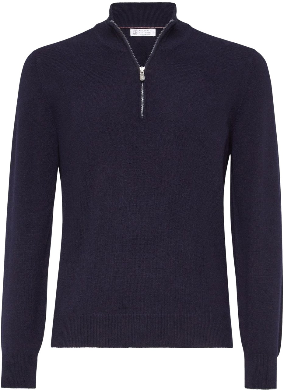 Brunello Cucinelli Sweaters Blue Blauw