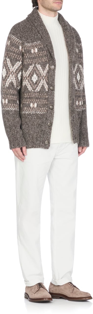 Brunello Cucinelli Sweaters Ivory Wit