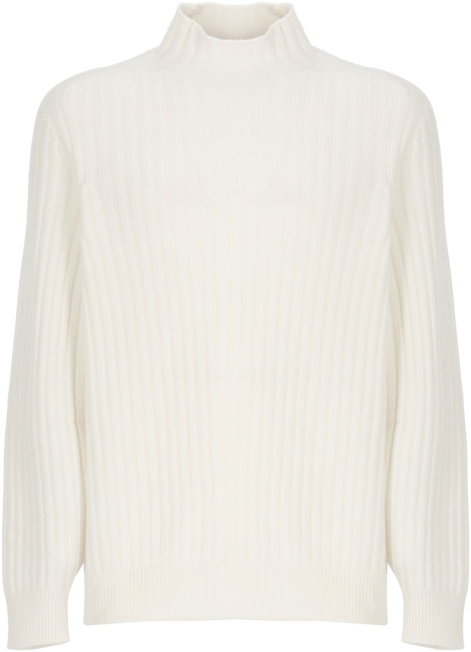 Brunello Cucinelli Sweaters Ivory Wit