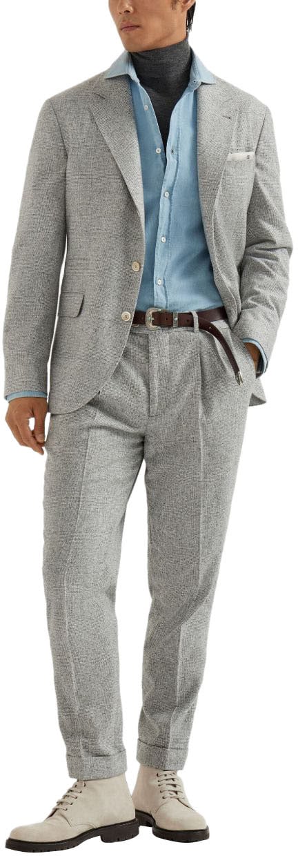 Brunello Cucinelli Sweaters Grey Grijs