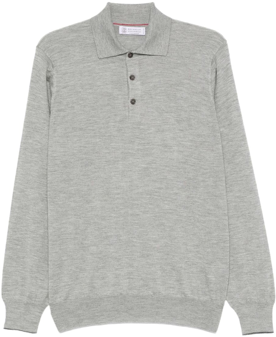 Brunello Cucinelli T-Shirts And Polos Light Grey Grijs