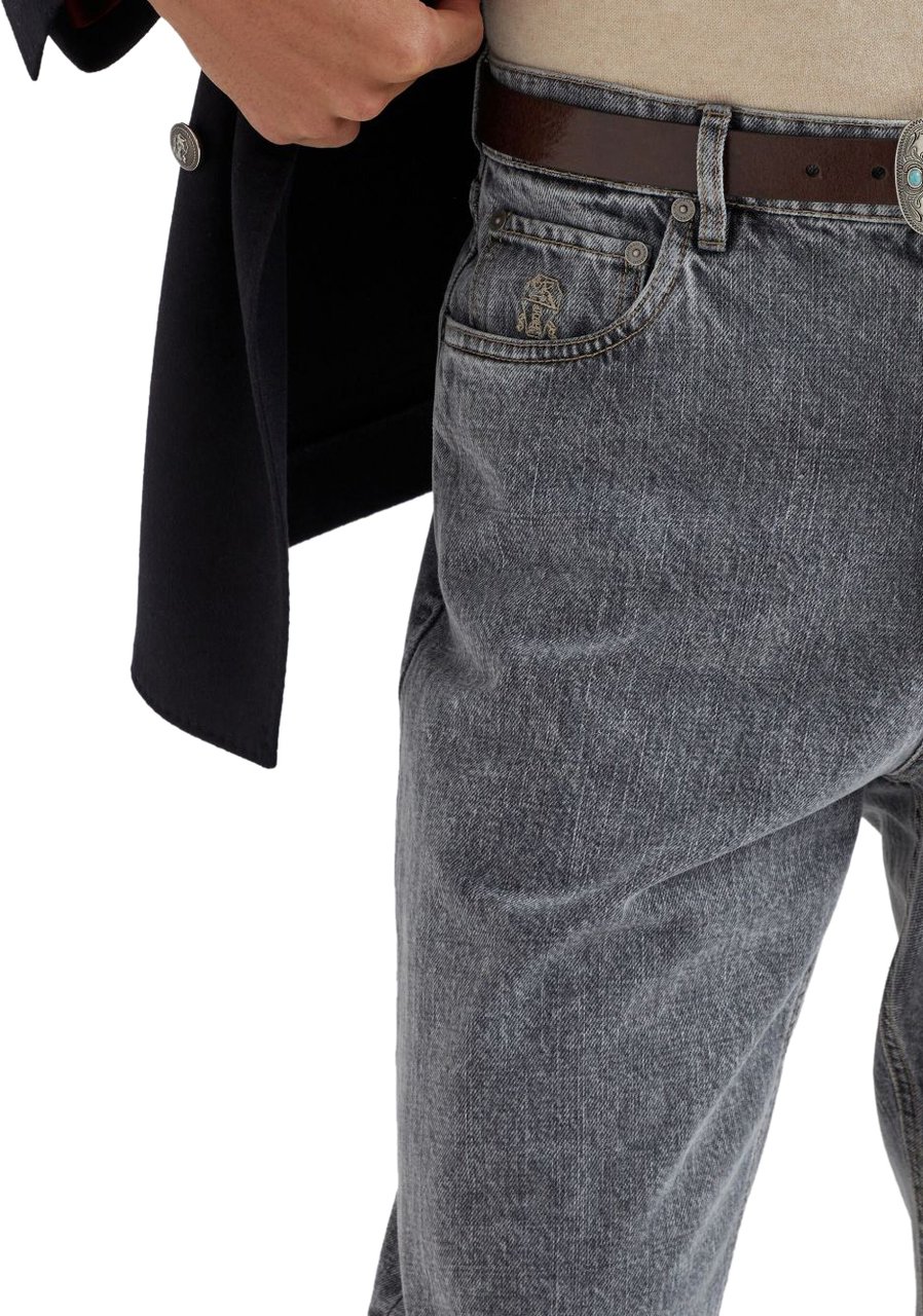 Brunello Cucinelli Trousers Grey Grijs