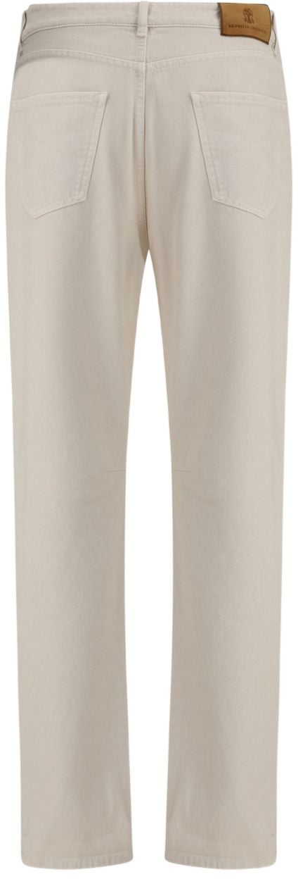 Brunello Cucinelli Trousers Cream Wit