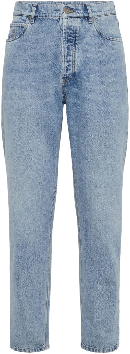 Brunello Cucinelli Trousers Blue Blauw