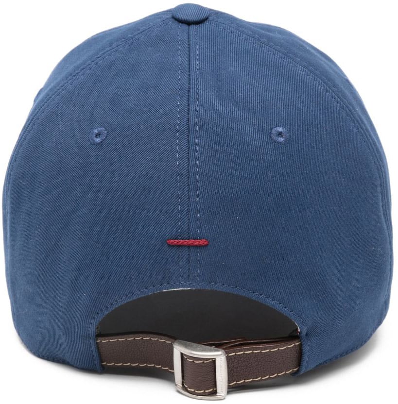 Brunello Cucinelli Hats Denimperla Blauw