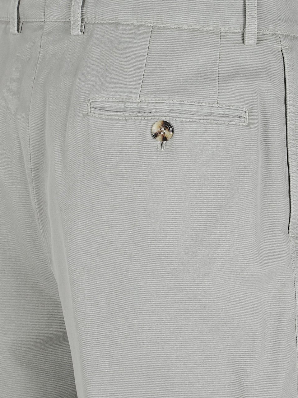 Brunello Cucinelli Tailored Grey Shorts with Flat Front Grijs