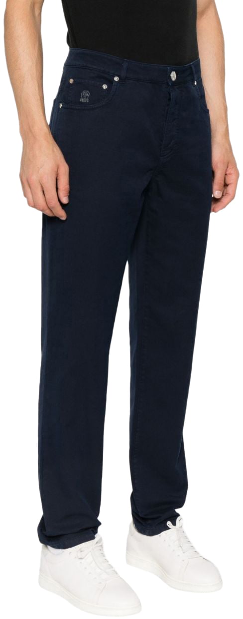 Brunello Cucinelli Trousers Blue Blauw