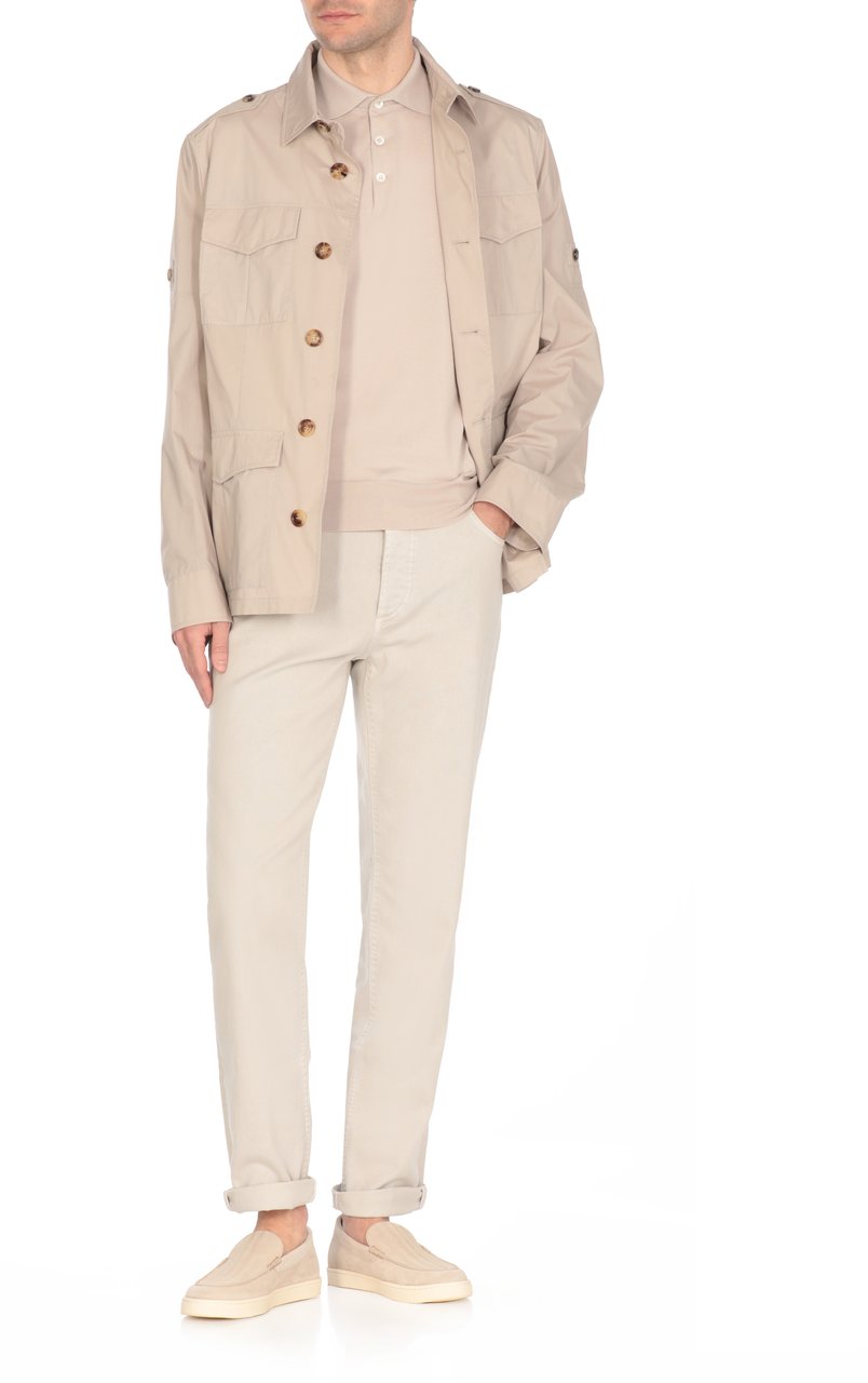 Brunello Cucinelli Trousers Ivory Wit