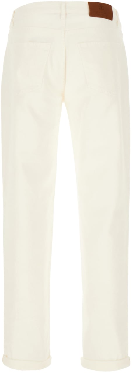 Brunello Cucinelli Brunello Cucinelli Ivory denim jeans Neutraal