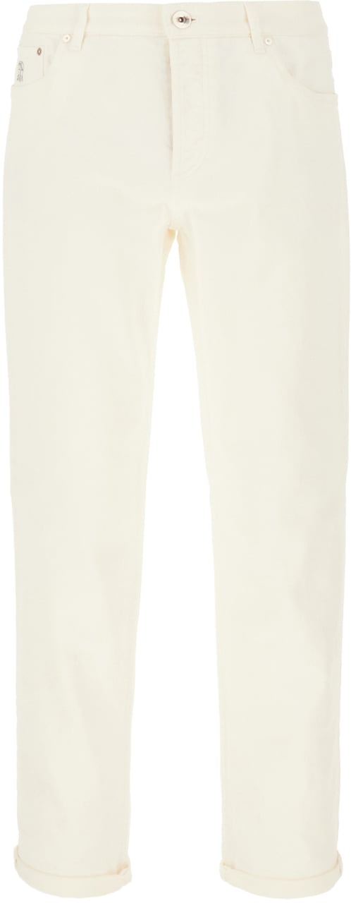 Brunello Cucinelli Brunello Cucinelli Ivory denim jeans Neutraal