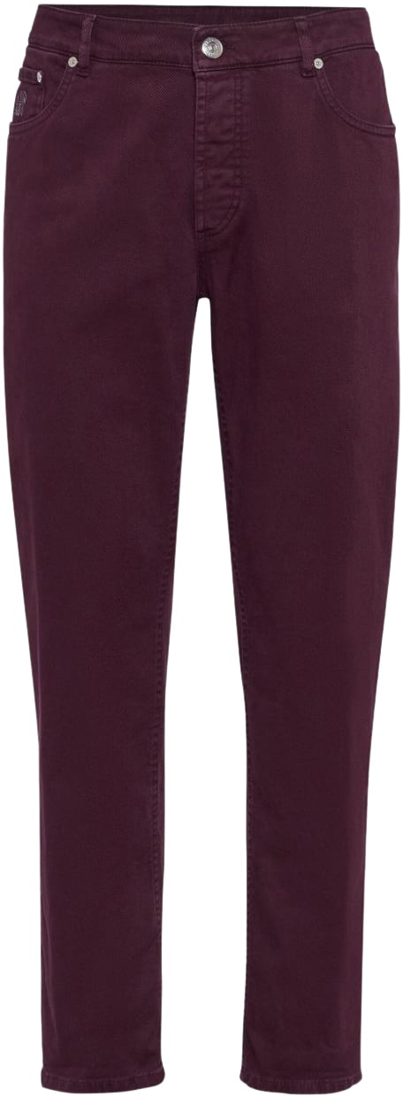 Brunello Cucinelli Trousers Bordeaux Rood