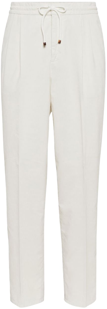 Brunello Cucinelli Trousers White Wit