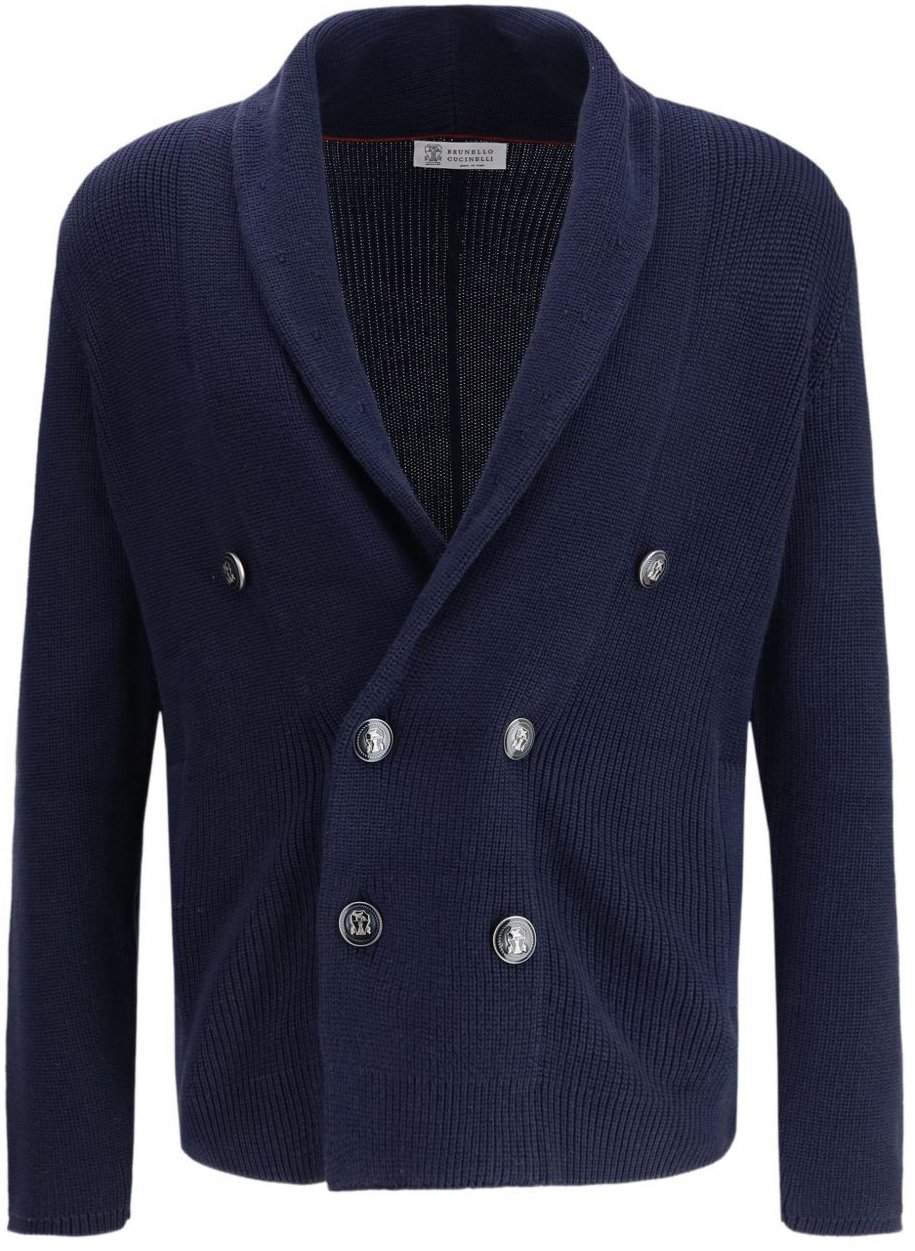 Brunello Cucinelli Sweaters Blue Blauw