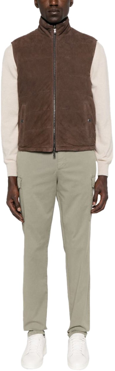 Brunello Cucinelli Trousers Kaki Bruin