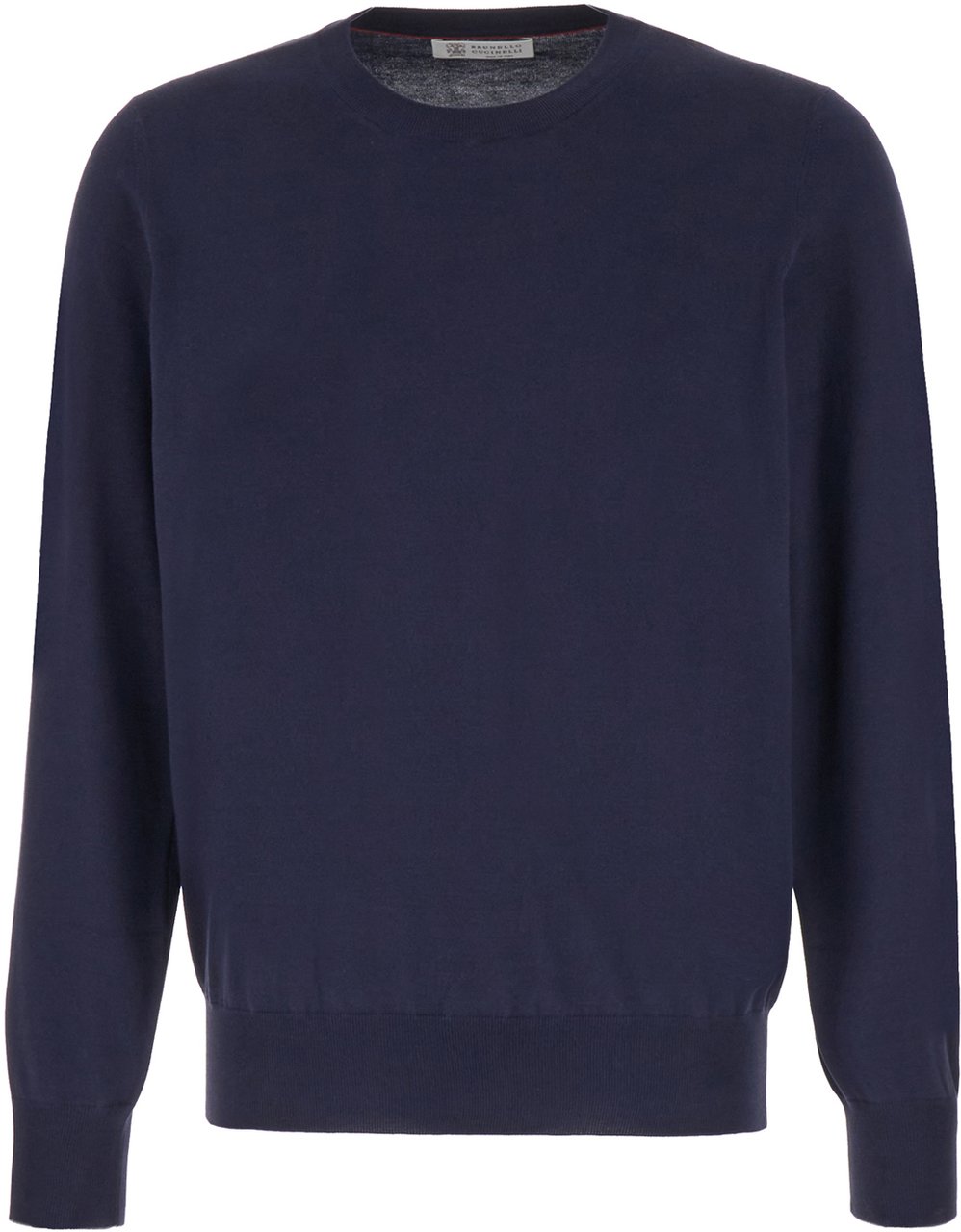 Brunello Cucinelli Brunello Cucinelli Navy blue cotton sweater Blauw