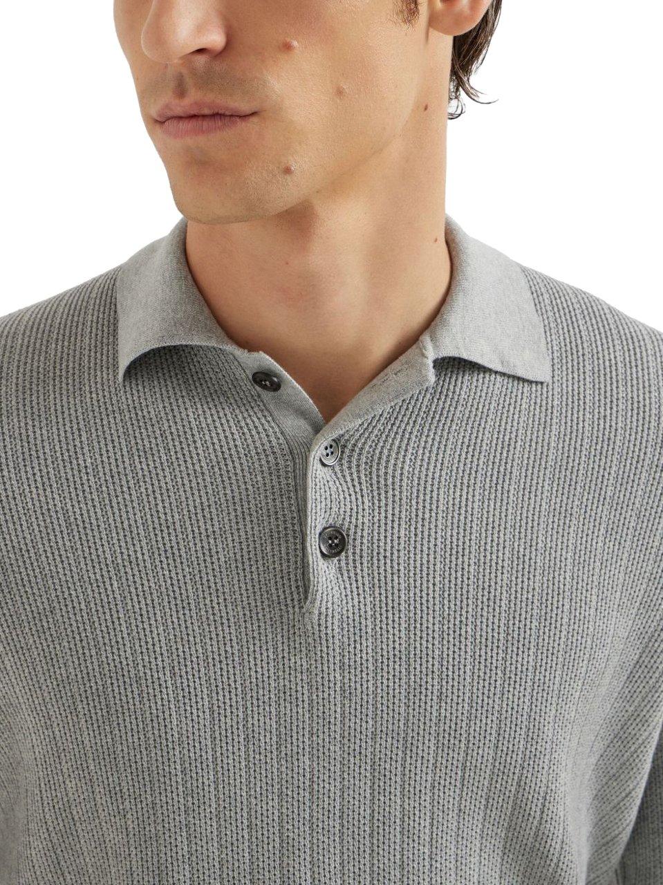 Brunello Cucinelli T-Shirts And Polos Light Grey Grijs