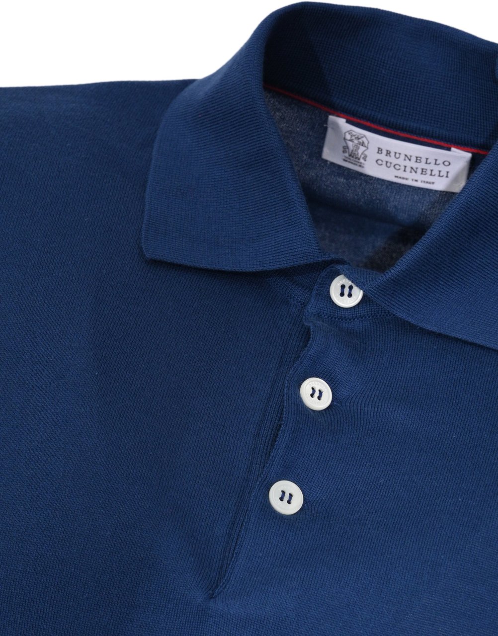 Brunello Cucinelli T-Shirts And Polos Avio+Grigio Chiaro Blauw