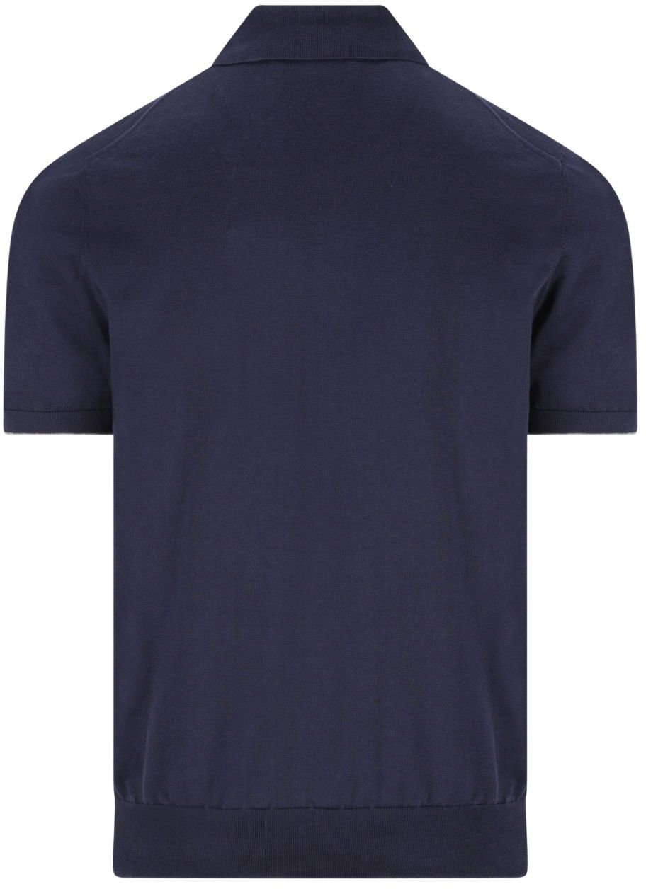 Brunello Cucinelli T-Shirts And Polos Blue Blauw