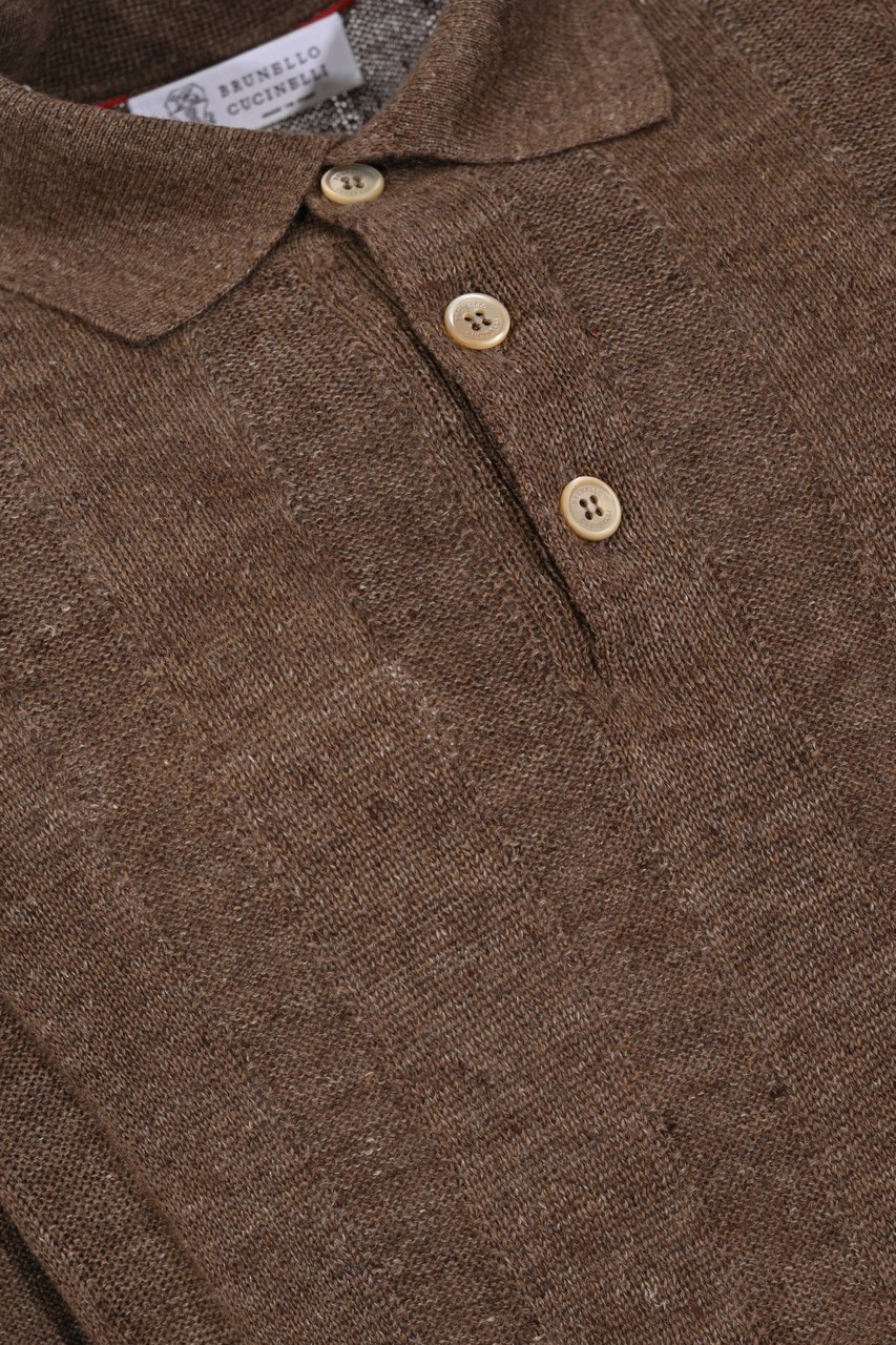 Brunello Cucinelli T-Shirts And Polos Brown Bruin