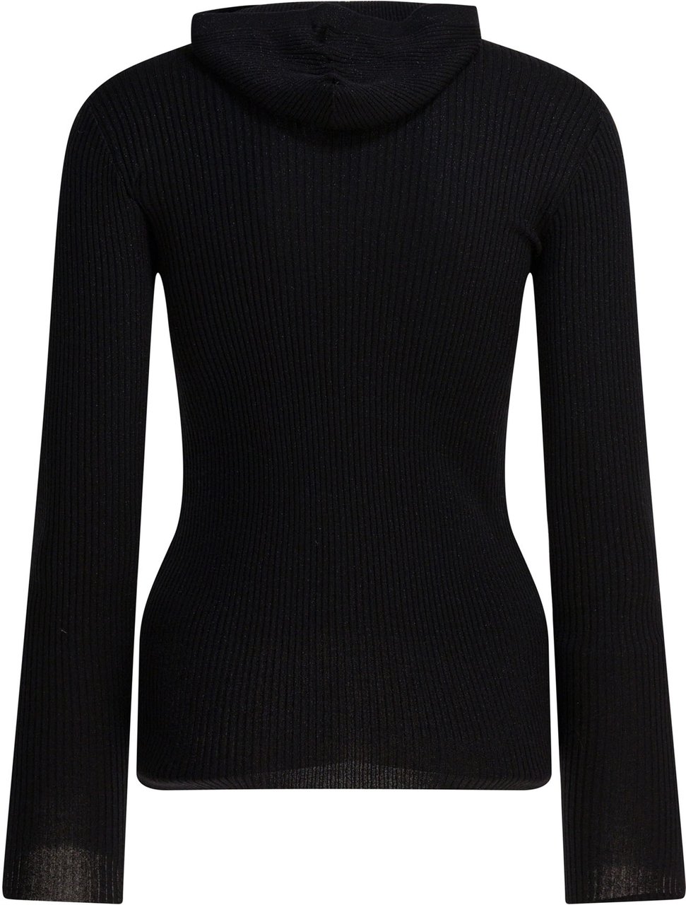 Brunello Cucinelli Sweater with hood and half zipper Zwart