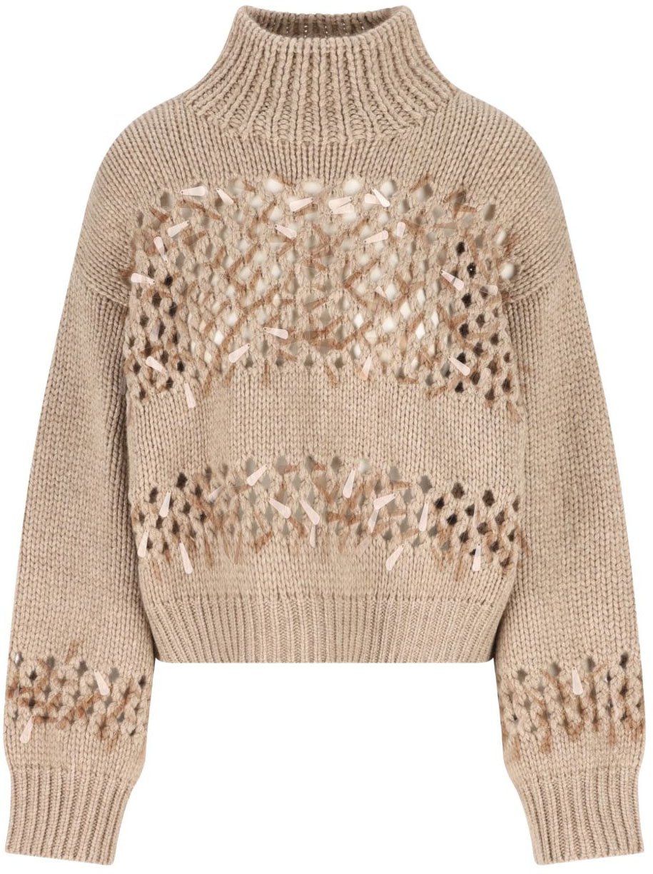 Brunello Cucinelli Sweaters Brown Bruin