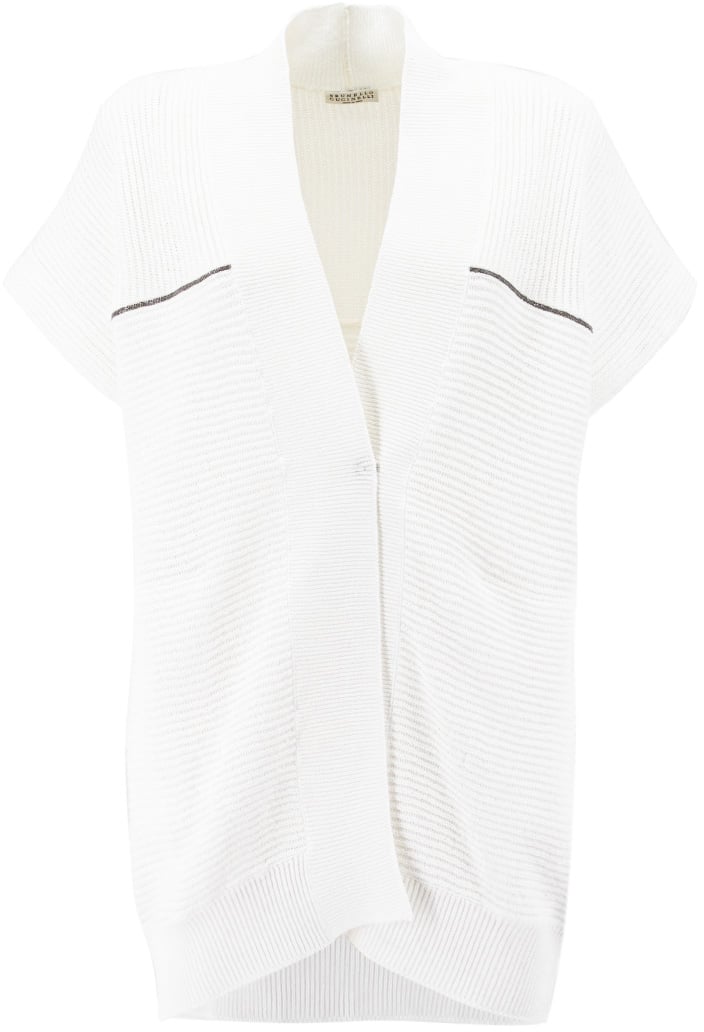 Brunello Cucinelli Cardigan Wit