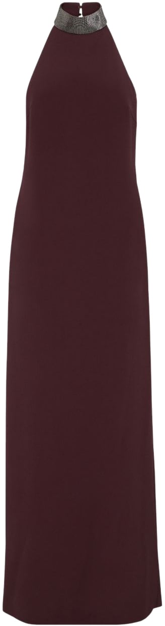Brunello Cucinelli Dresses Bordeaux Rood