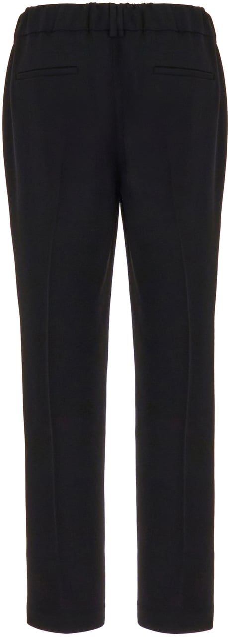 Brunello Cucinelli Brunello Cucinelli Black acetate blend pants Zwart