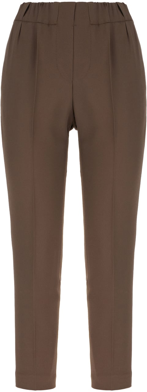 Brunello Cucinelli Brunello Cucinelli Brown acetate blend pants Bruin