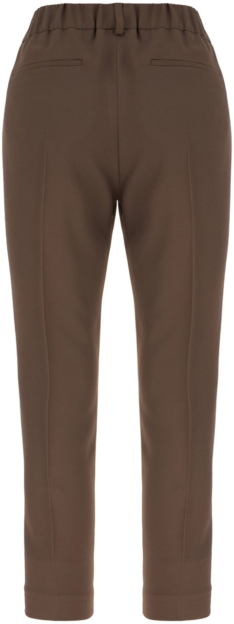 Brunello Cucinelli Brunello Cucinelli Brown acetate blend pants Bruin