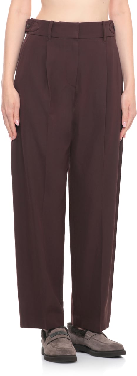 Brunello Cucinelli Trousers Purple Paars