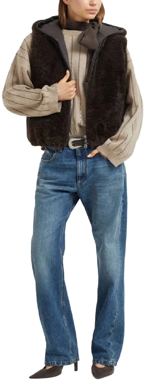 Brunello Cucinelli pantalone denim divers Divers