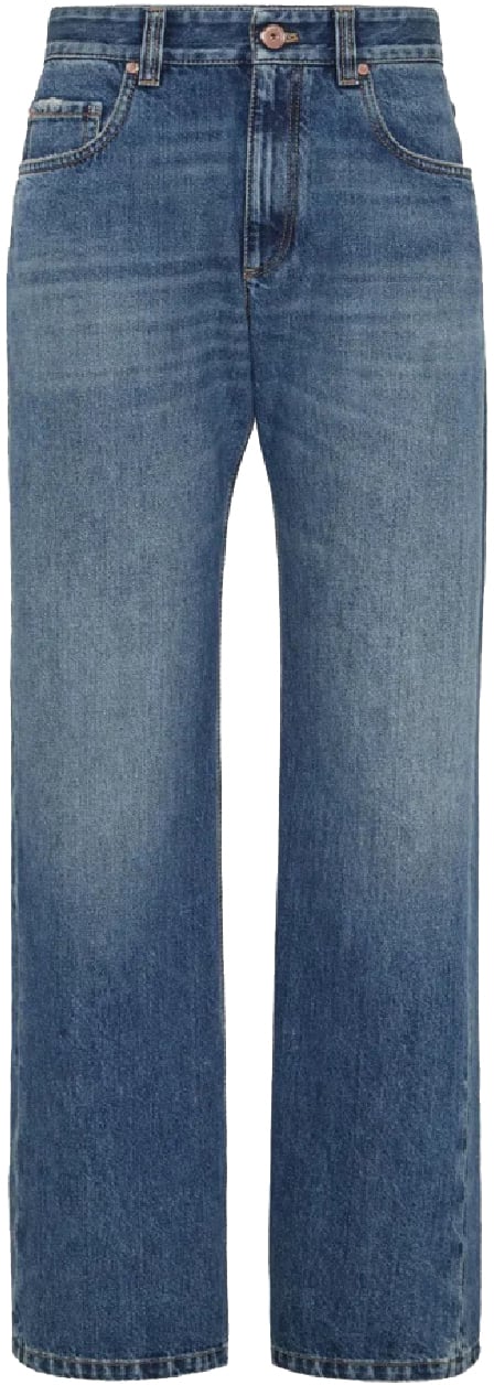 Brunello Cucinelli pantalone denim divers Divers