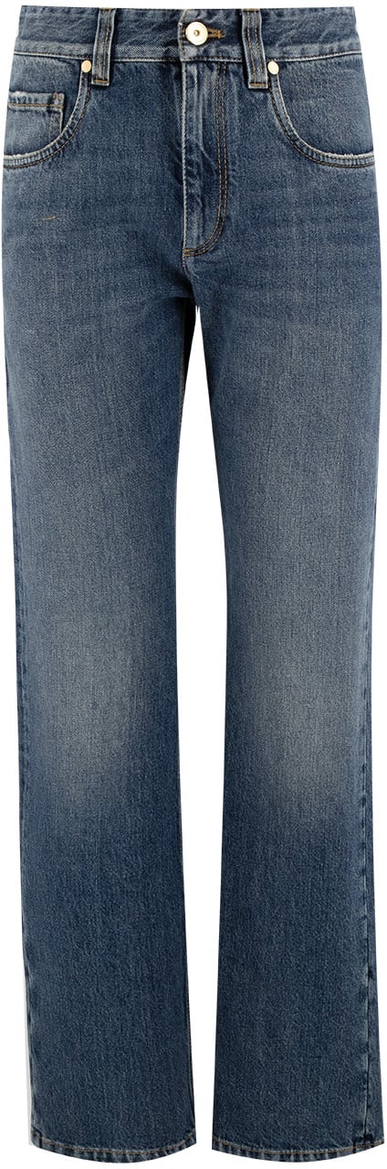 Brunello Cucinelli Denim trousers Blauw