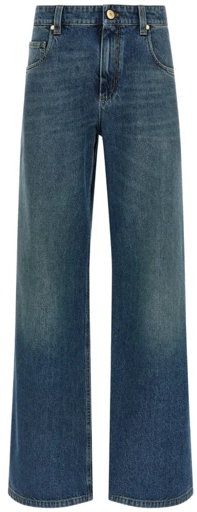 Brunello Cucinelli pantalone denim divers Divers
