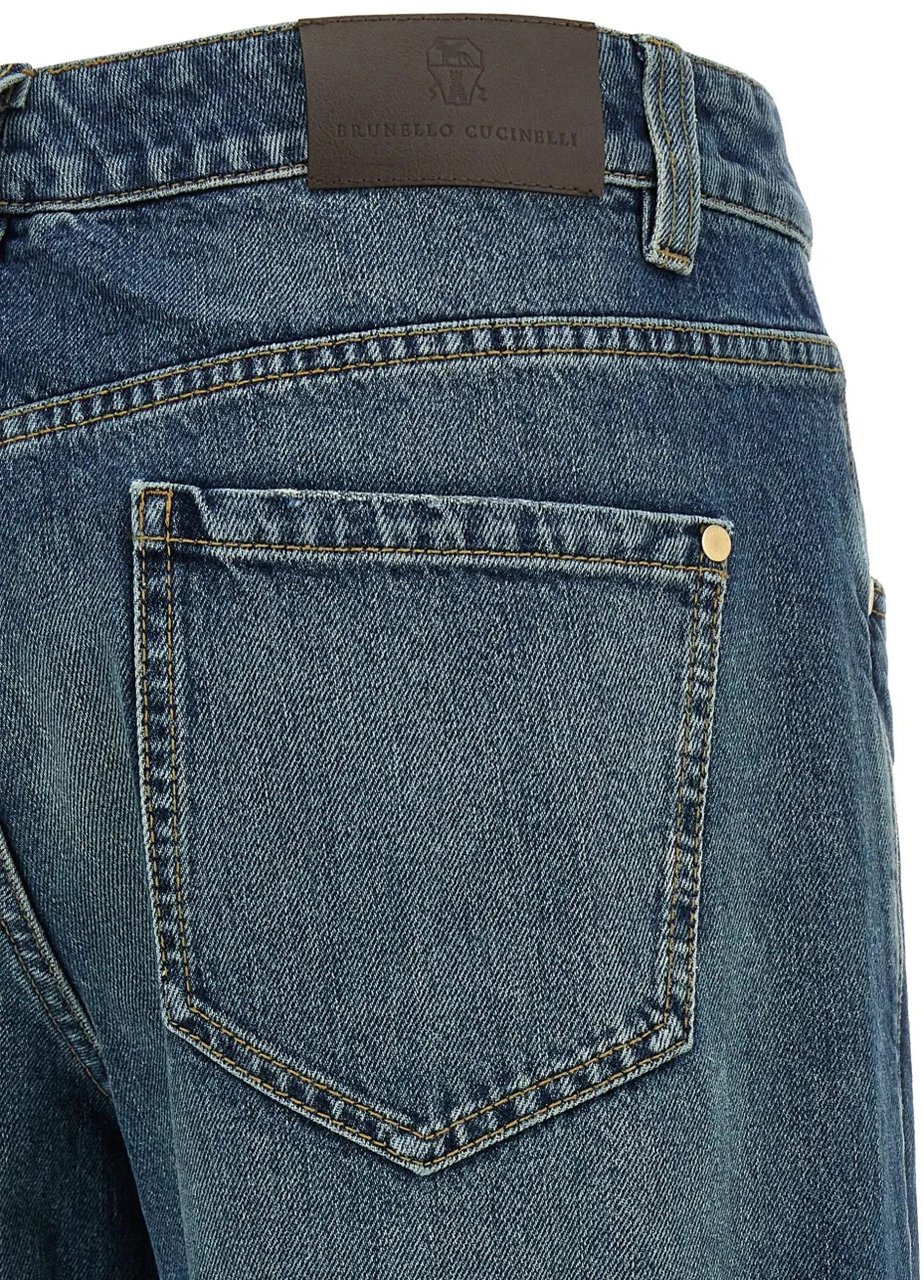 Brunello Cucinelli pantalone denim divers Divers