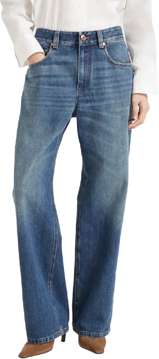 Brunello Cucinelli pantalone denim divers Divers