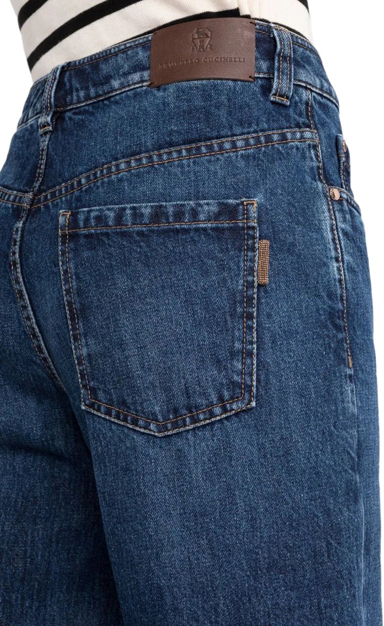 Brunello Cucinelli pantalone denim divers Divers