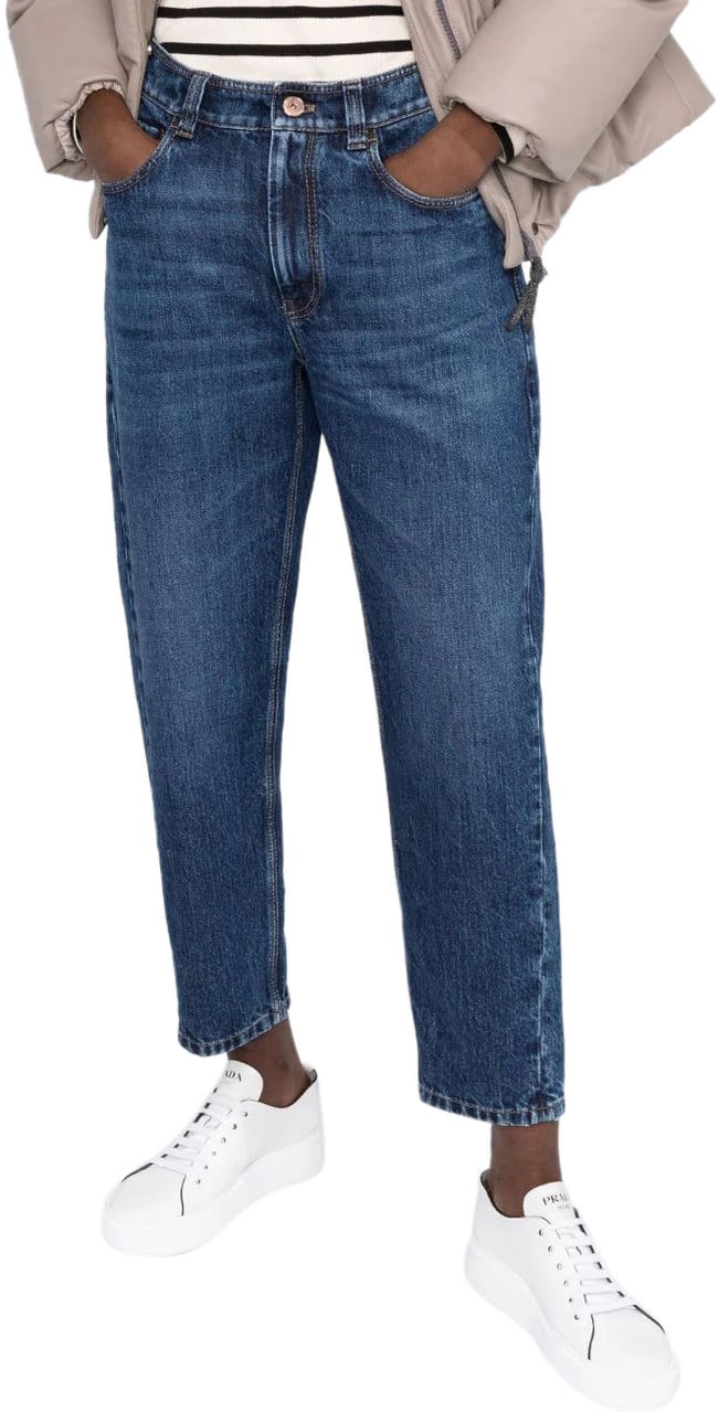 Brunello Cucinelli pantalone denim divers Divers