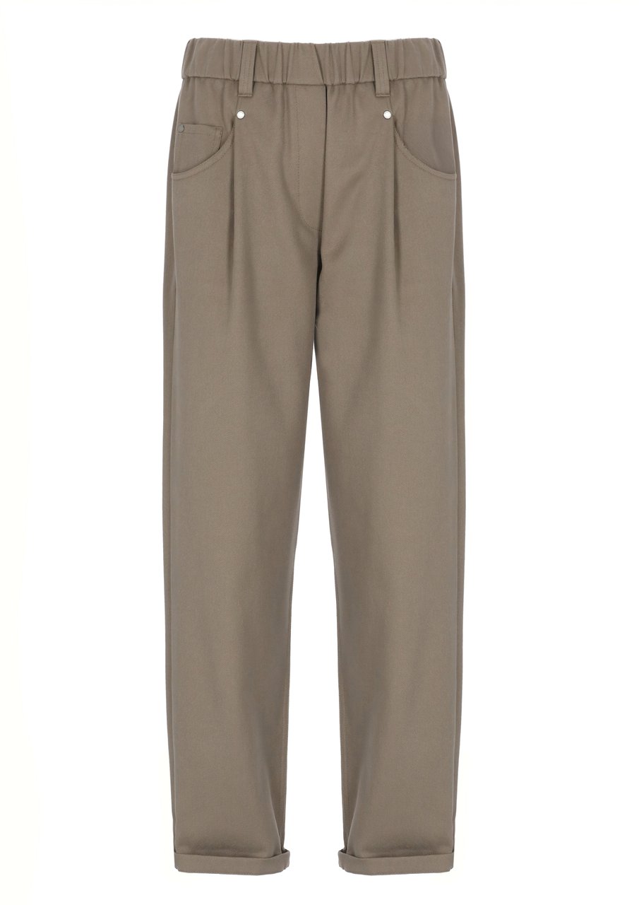 Brunello Cucinelli Trousers Brown Bruin