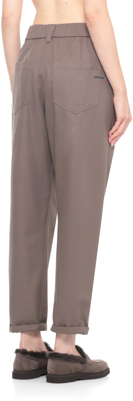 Brunello Cucinelli Trousers Brown Bruin