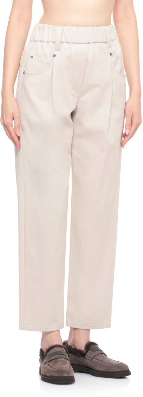 Brunello Cucinelli Trousers Beige Beige