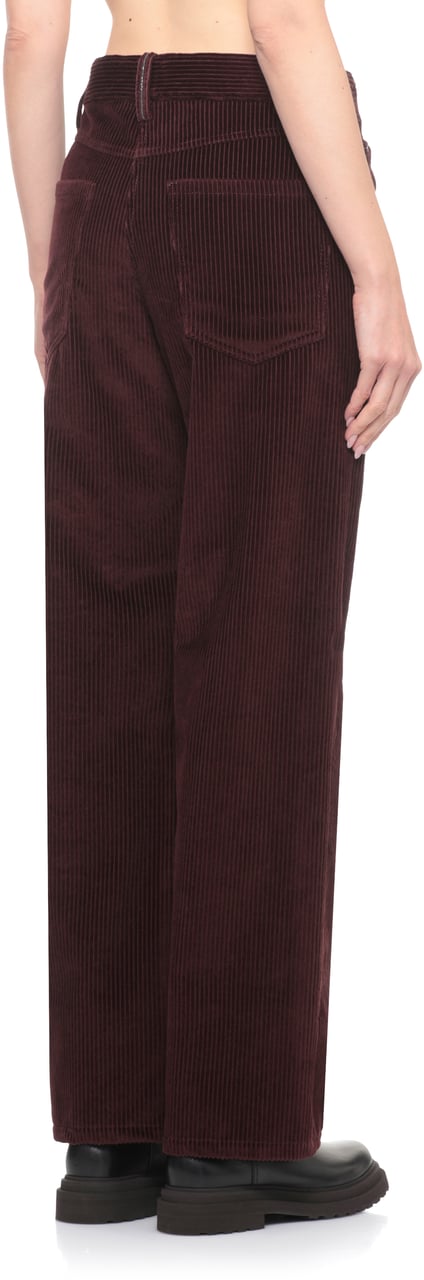 Brunello Cucinelli Trousers Bordeaux Rood