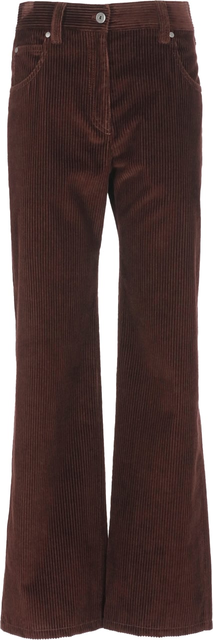 Brunello Cucinelli Trousers Bordeaux Rood