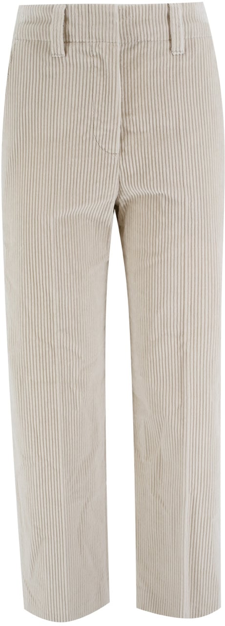Brunello Cucinelli Velvet trousers Beige