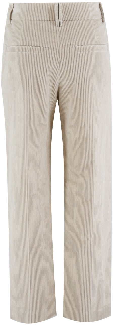 Brunello Cucinelli Velvet trousers Beige