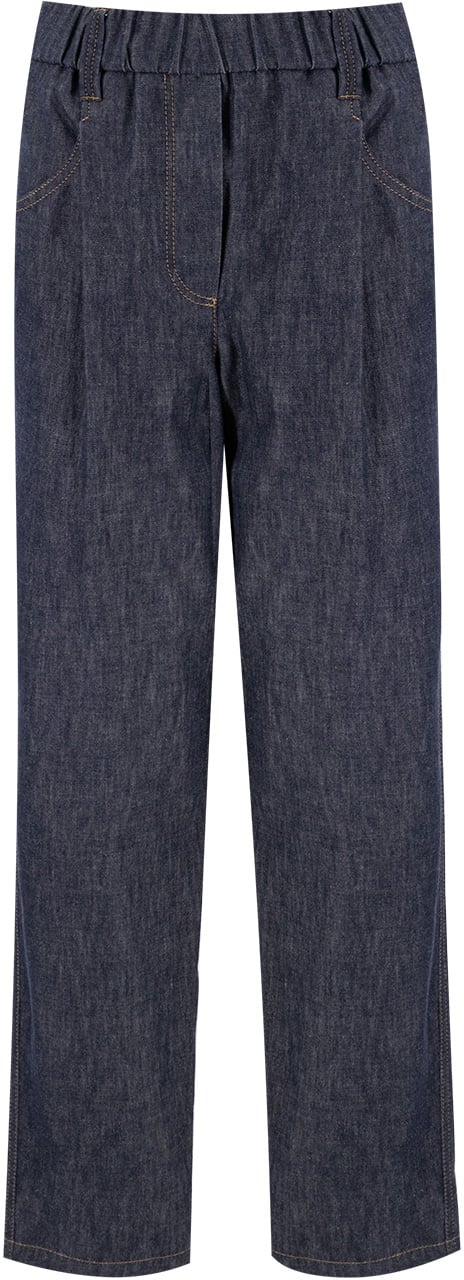 Brunello Cucinelli Denim trousers Blauw